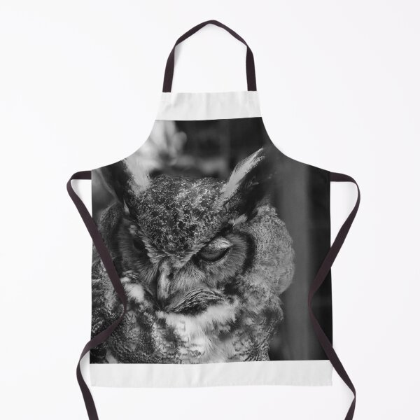Item preview, Wise Old Owl Black And White designed and sold by MercerImages.