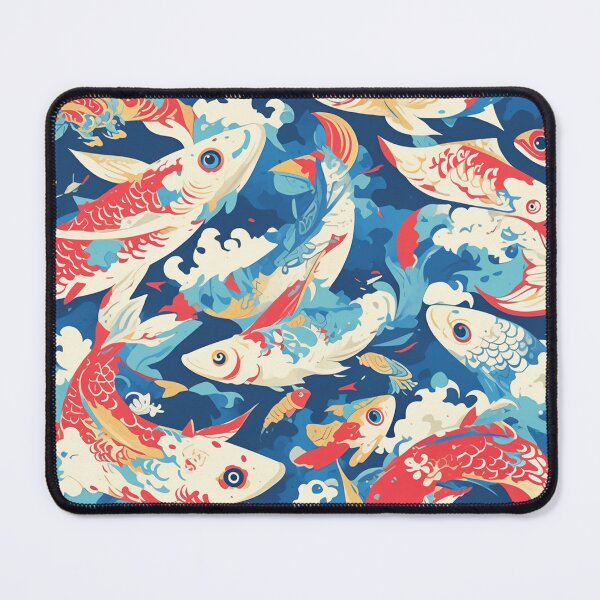 Item preview, Colourful Koi Carp Serenity designed and sold by mittie101.