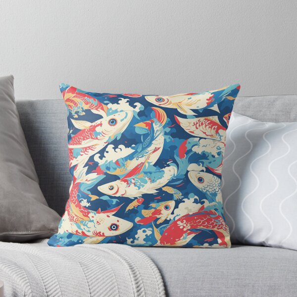 Item preview, Colourful Koi Carp Serenity designed and sold by mittie101.