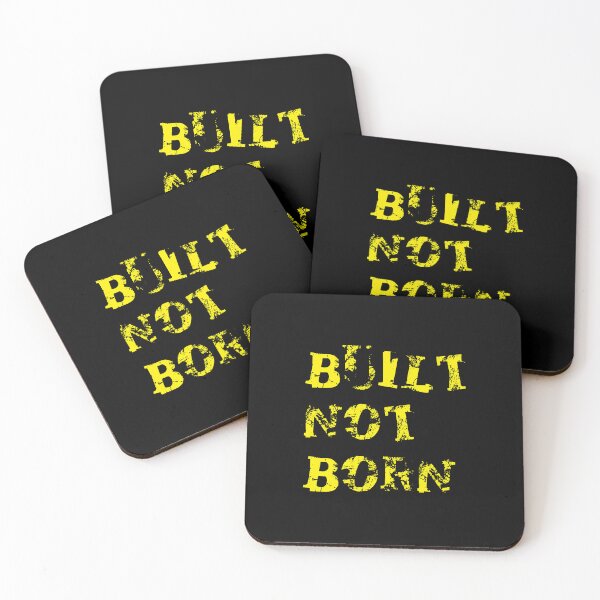 Item preview, Gym Motivational Quote। Built Not Born designed and sold by typoinspired.