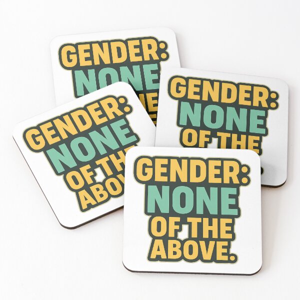 Item preview, Gender: None of the Above – Bold Statement Art designed and sold by Haus Of Sin.