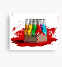 Zombie 8-Pack Bloodied Canvas Print
