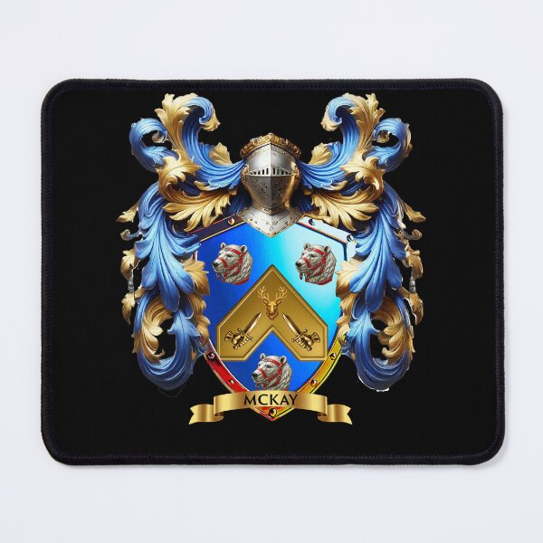 Item preview, McKay Family Crest Bravery of the Bear, Honor of the Blade, Spirit of the Stag designed and sold by Highlandkings.