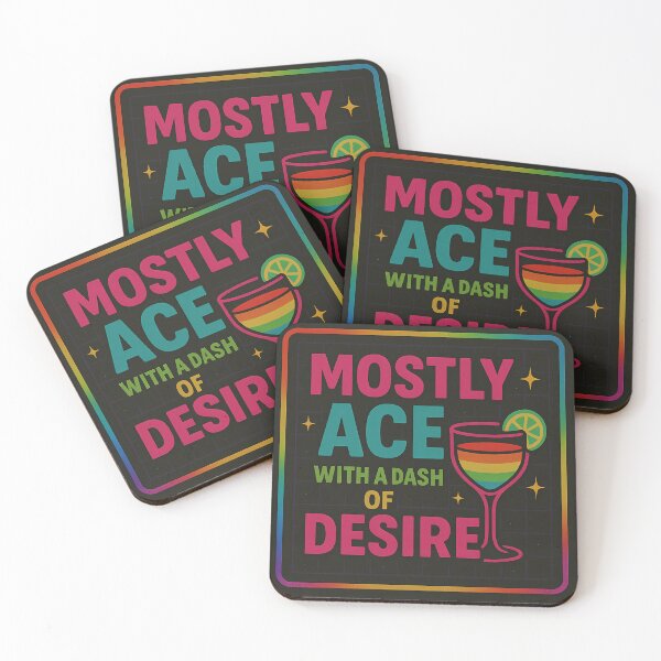 Item preview, Mostly Ace With a Dash of Desire – Rainbow Cocktail Art designed and sold by Haus Of Sin.