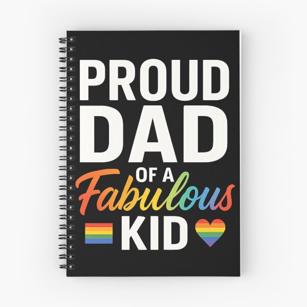 Item preview, Proud Dad of Fabulous Kid LGBT Rainbow Pride designed and sold by JerdbordinShop.