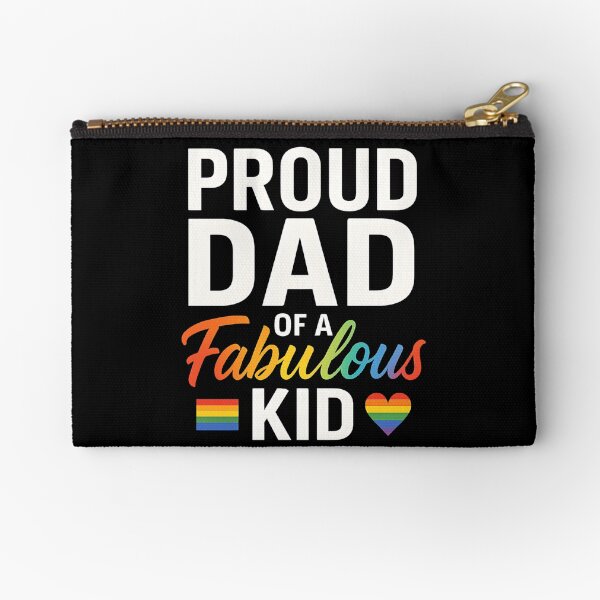 Item preview, Proud Dad of Fabulous Kid LGBT Rainbow Pride designed and sold by JerdbordinShop.