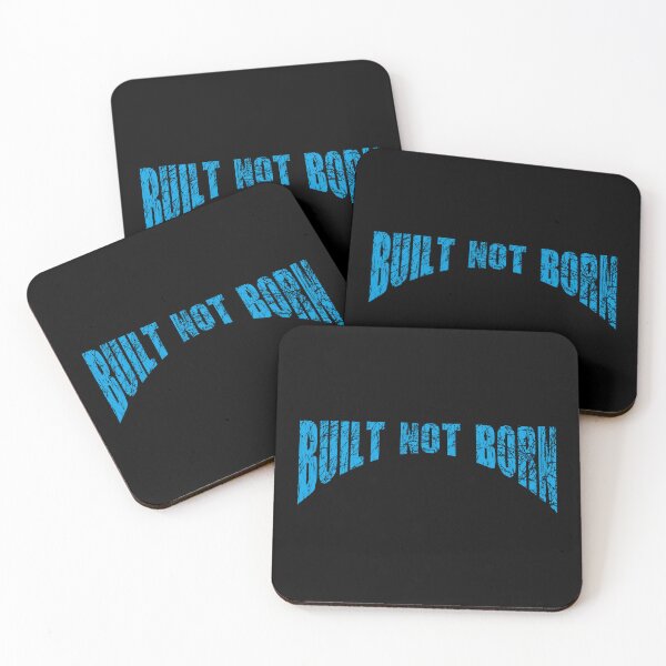 Item preview, Gym Motivational Quote। Built Not Born designed and sold by typoinspired.