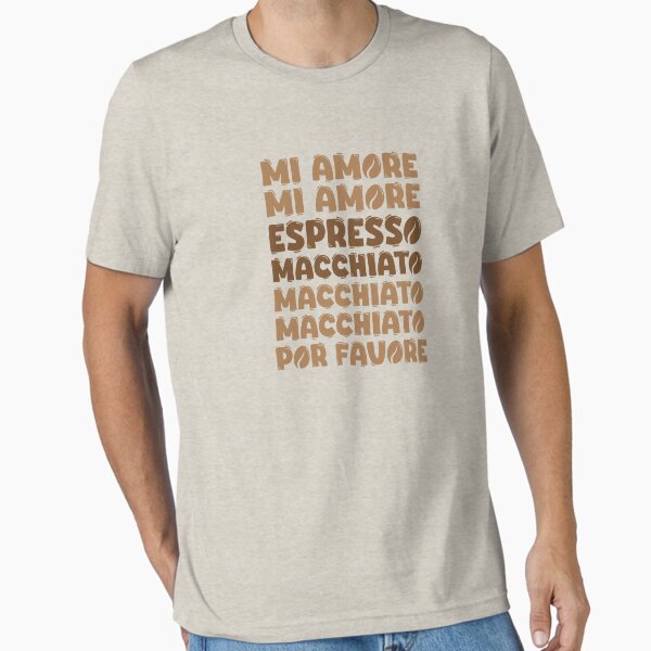 Artikel-Vorschau von Mi Amore Espresso Macchiato Por Favoure – Tommy Cash – Estland 2025 Eurovision Song Contest – ESC2025 – ESC25 – Basel, designt und verkauft von Vision-Tees.