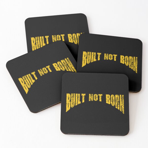 Item preview, Gym Motivational Quote। Built Not Born designed and sold by typoinspired.