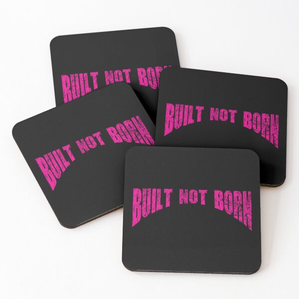 Item preview, Gym Motivational Quote। Built Not Born designed and sold by typoinspired.