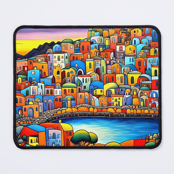Item preview, Mediterranean Village 3 designed and sold by George Hutton Hunter.