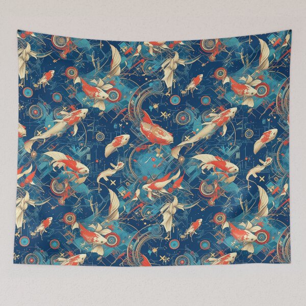 Item preview, Mystic Anime Carp Scene designed and sold by mittie101.