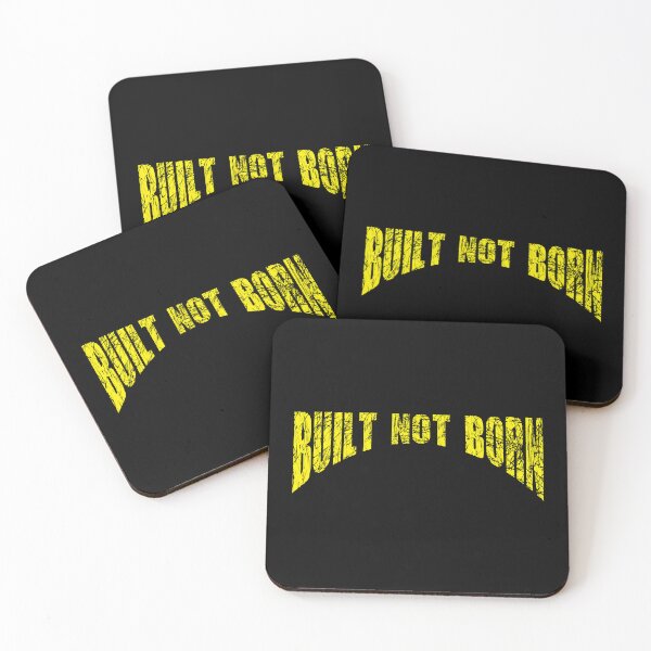 Item preview, Gym Motivational Quote। Built Not Born designed and sold by typoinspired.
