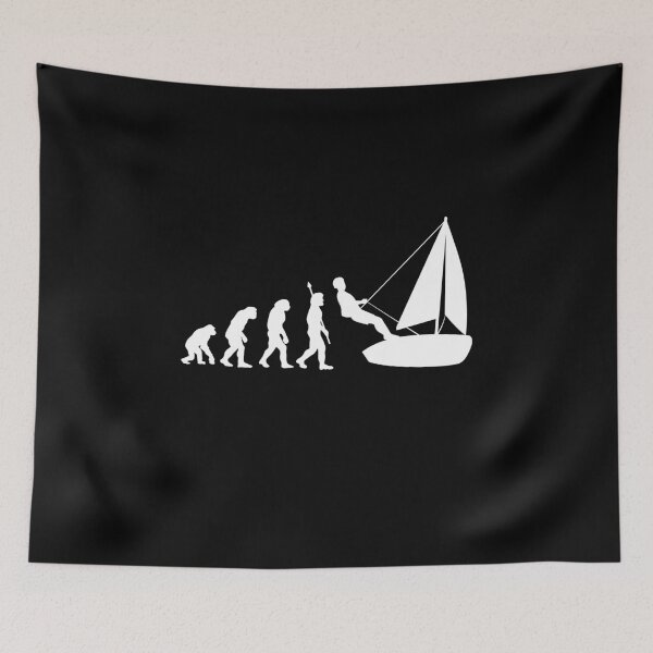 Item preview, Sailing Evolution Funny Sailor Darwin designed and sold by StrideSuccess.