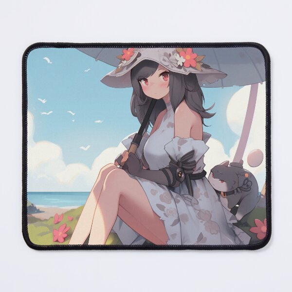Item preview, Beach Spirit With Mushroom Hat designed and sold by SporeandCanvas.
