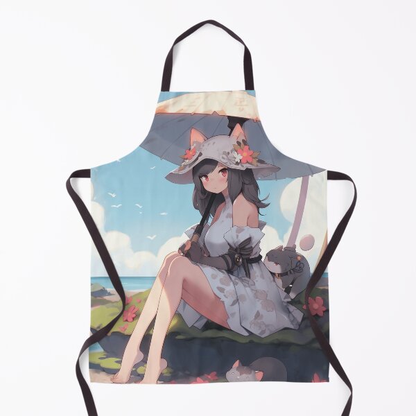Item preview, Beach Spirit With Mushroom Hat designed and sold by SporeandCanvas.