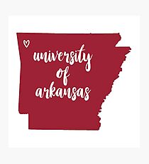 University of Arkansas Photographic Print