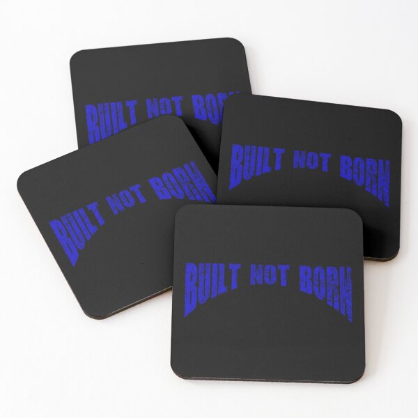 Item preview, Gym Motivational Quote। Built Not Born designed and sold by typoinspired.