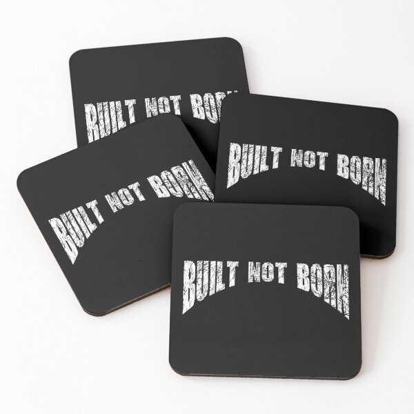 Item preview, Gym Motivational Quote। Built Not Born designed and sold by typoinspired.