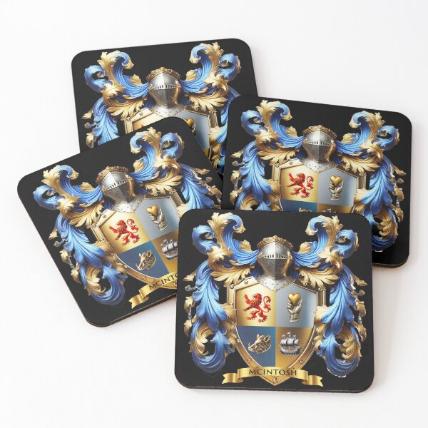 Item preview, McIntosh Family Crest  A Legacy Forged in Valor, Heart, and Highland Glory designed and sold by Highlandkings.