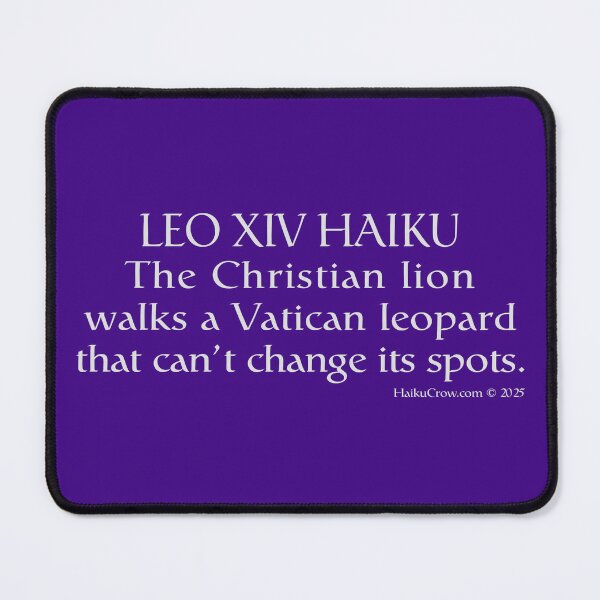 Item preview, Leo XIV Haiku designed and sold by EyeMagined.