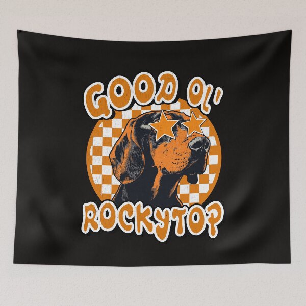 Item preview, Orange Bandana Dog – Vintage Rocky Top Checkerboard Vibes Gifts For Men Women Kids designed and sold by ArmyAbodo.
