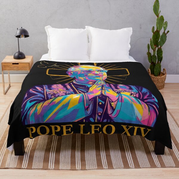 Item preview, Pope Leo XIV Color Design Catholic Icon Modern Religious designed and sold by MTJ-Mushrooms.