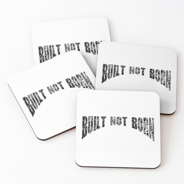 Item preview, Gym Motivational Quote। Built Not Born designed and sold by typoinspired.