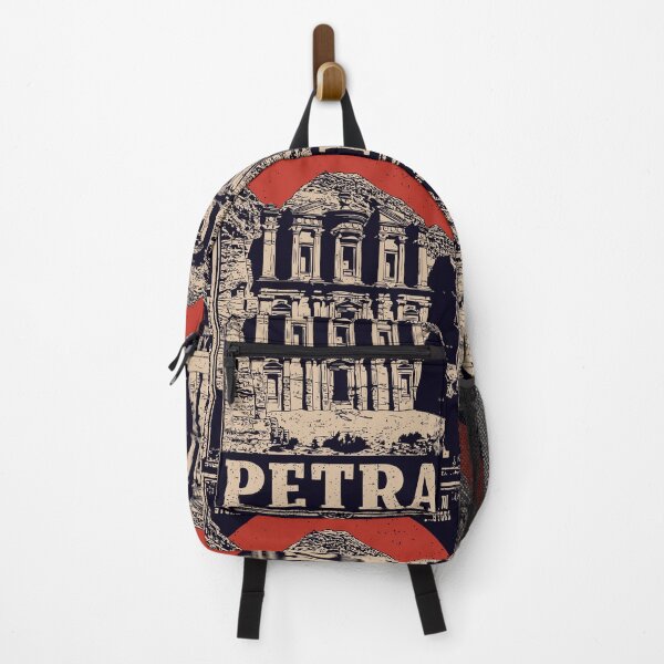Item preview, Petra Jordan Poster – Ancient Rock Carving Desert Landmark Art designed and sold by TuncGK.
