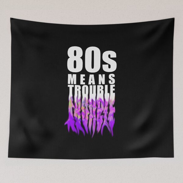 Item preview, TLOU - 80s Means Trouble - purple designed and sold by CultureSnap.