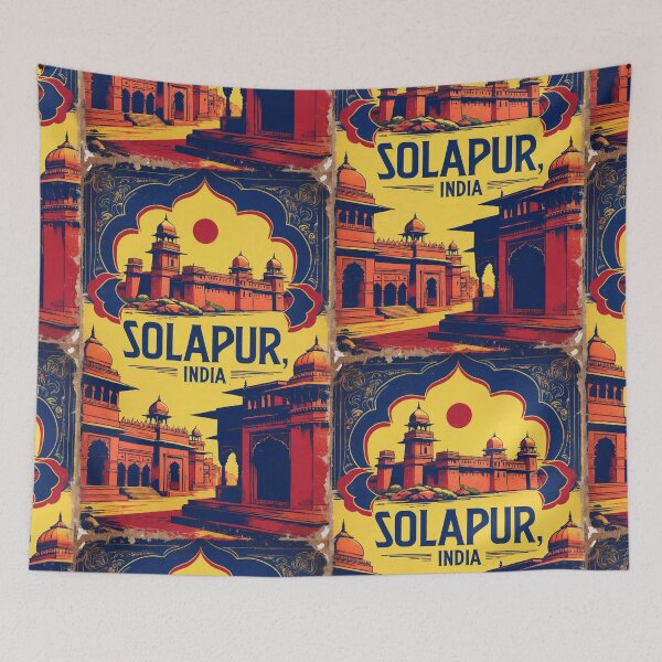 Item preview, Solapur India Vintage Travel Tourism  designed and sold by TravelersGems.