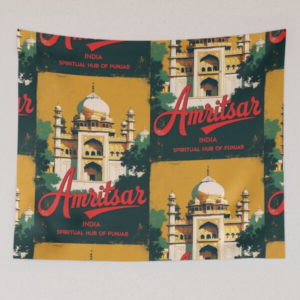 Item preview, Amritsar India Vintage Travel Tourism  designed and sold by TravelersGems.