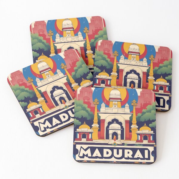 Item preview, Madurai India Vintage Travel Tourism  designed and sold by TravelersGems.