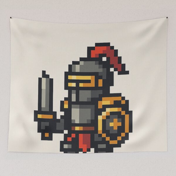 Item preview, Pixel Knight – Retro RPG Warrior Pixel Art Design designed and sold by PrometheusStyle.