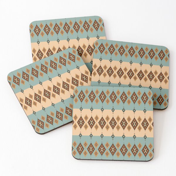 Item preview, Vintage Tribal Diamond Seamless Pattern – Ethnic Geometric Boho Design designed and sold by IKT224.