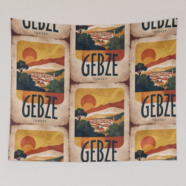Item preview, Gebze Turkey Vintage Travel Tourism designed and sold by TravelersGems.