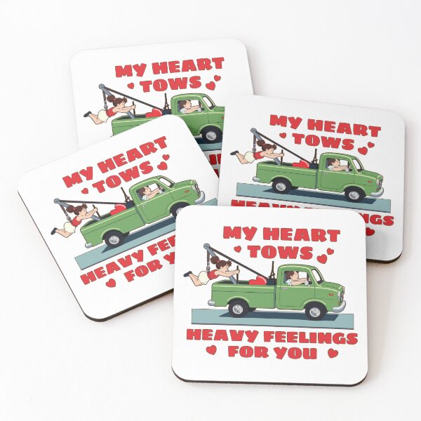 Item preview, My Heart Tows Heavy Feelings For You // Funny Valentines Day designed and sold by Scaryzz.