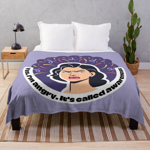 Item preview, Yes, I'm Angry. It's called awareness – Feminist Awareness Sticker designed and sold by Colorbee Studio.