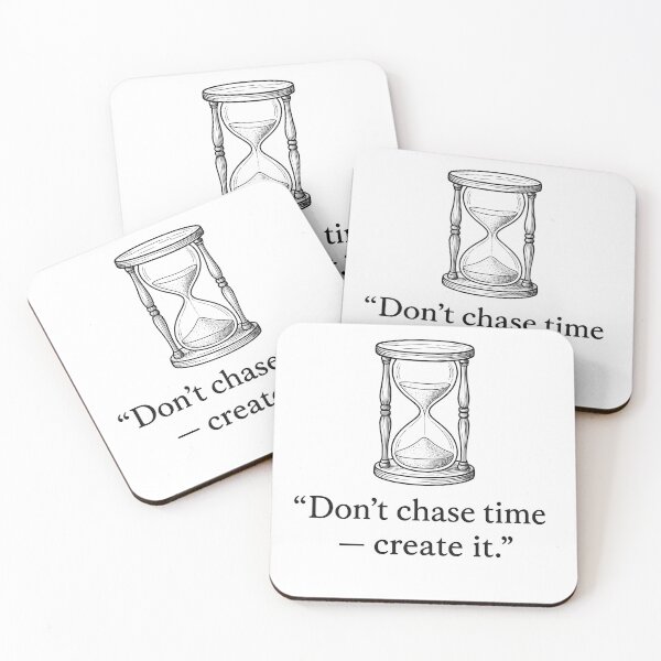 Item preview, motivational quote, inspirational quote, time, time managemen designed and sold by MKvision.