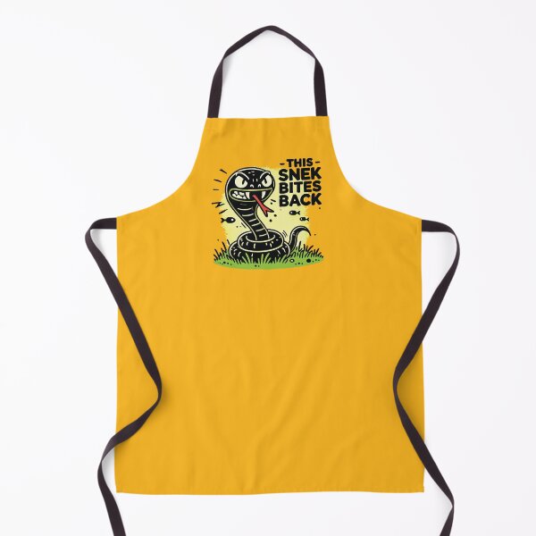 Item preview, This Snek Bites Back ///// Funny Snek Meme designed and sold by Scaryzz.