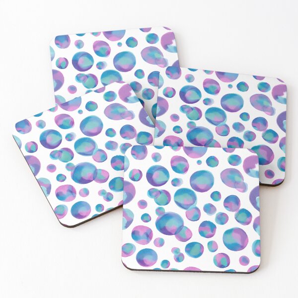 Item preview, Watercolor Bubbles Pattern – Abstract Colorful Circles Design designed and sold by Gioia-JJ.