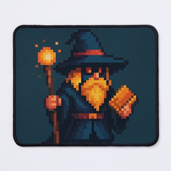 Item preview, Pixel Wizard – Retro RPG Mage Pixel Art Design designed and sold by PrometheusStyle.