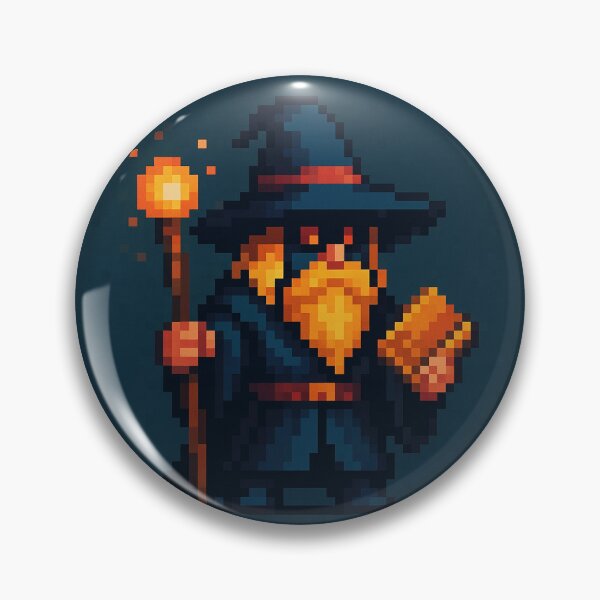 Item preview, Pixel Wizard – Retro RPG Mage Pixel Art Design designed and sold by PrometheusStyle.