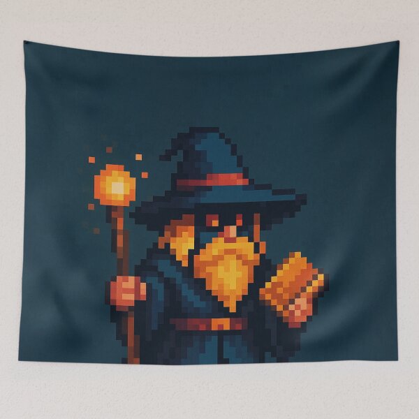 Item preview, Pixel Wizard – Retro RPG Mage Pixel Art Design designed and sold by PrometheusStyle.