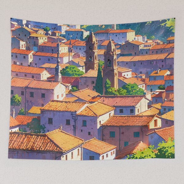 Item preview, Paisaje urbano de Cusco, Perú designed and sold by Worldscape Wonders.