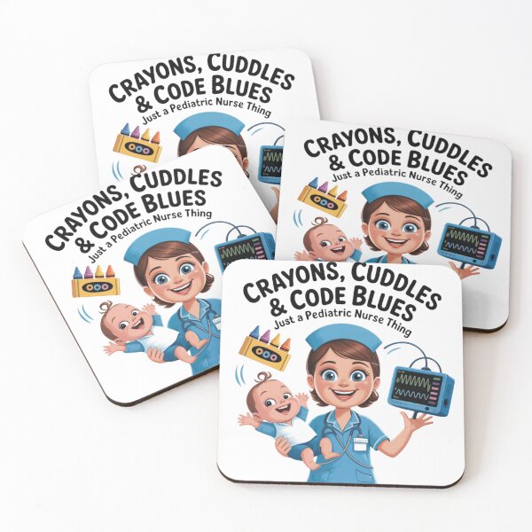 Item preview, Crayons, Cuddles & Code Blues – Pediatric Nurse Life designed and sold by Giuggimade.