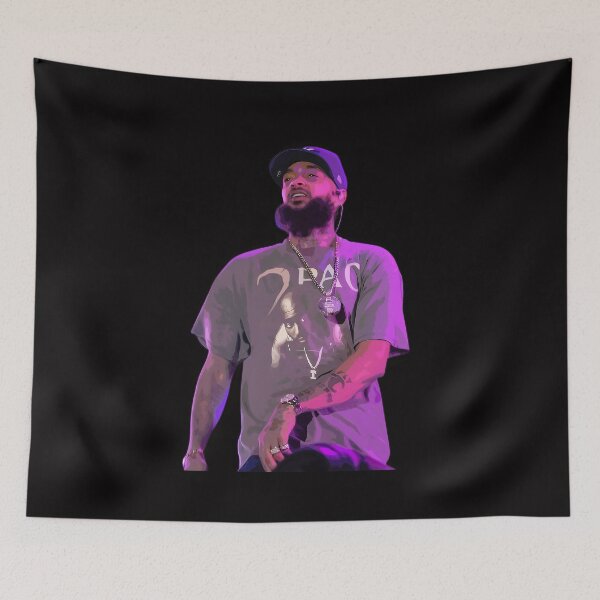 Item preview, Nipsey Hussle potrait designed and sold by MAX MILLER.