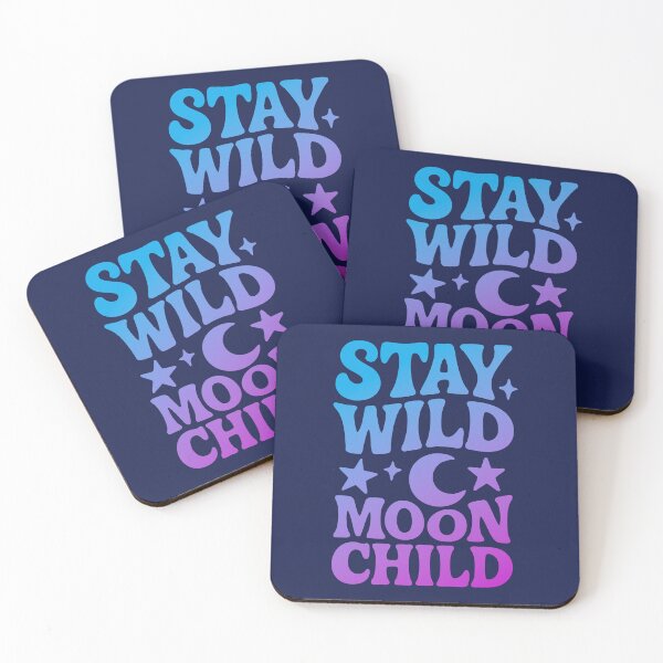 Item preview, Stay Wild Moon Child – Boho Cosmic Hippie Gradient Design designed and sold by Victor Shadehorn.