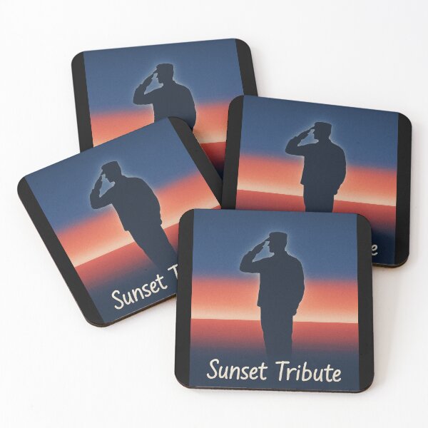 Item preview, Sunset Tribute – Soldier Silhouette at Dusk Memorial Design designed and sold by SilaShop222.