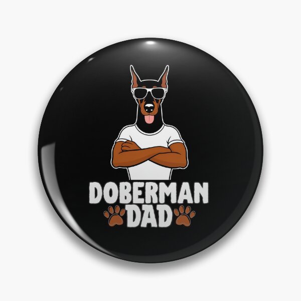 Artikelvorschau, Dobermann-Vater – schlank, stark und treu entworfen und verkauft von GoodyPaws.